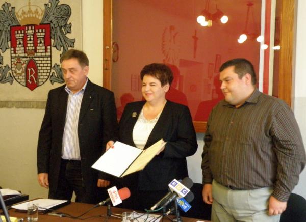 Od lewej: Krzysztof Senkowski, wiceprezes Stowarzyszenia ''Czas na Radom