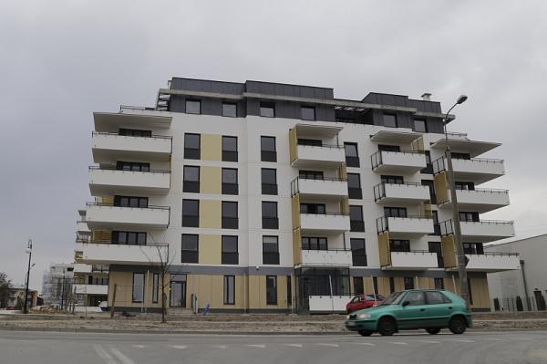 W nowo wybudowanych blokach od ul. Paderewskiego zostały już ostatnie mieszkania głównie na parterze