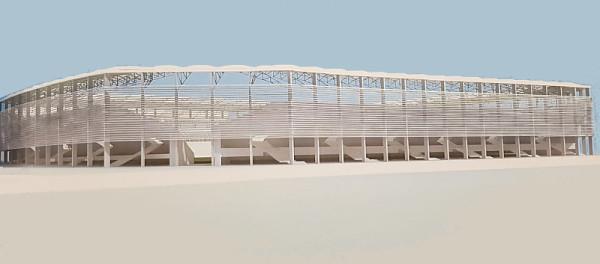 Nowy stadion Radomiaka, według koncepcji przedstawionej przez firmę ROSA
