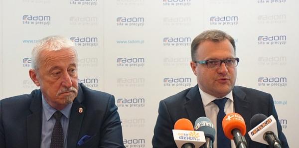 Od lewej: wiceprezydent Semik i prezydent Witkowski