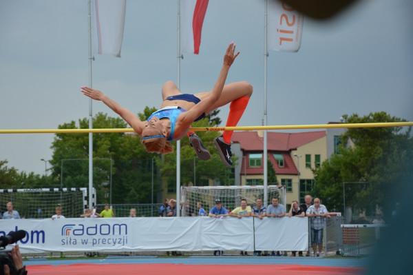 Halowa mistrzyni świata z 2014 roku - Kamila Lićwinko okazała się bezkonkurencyjna w skoku wzwyż. Fo