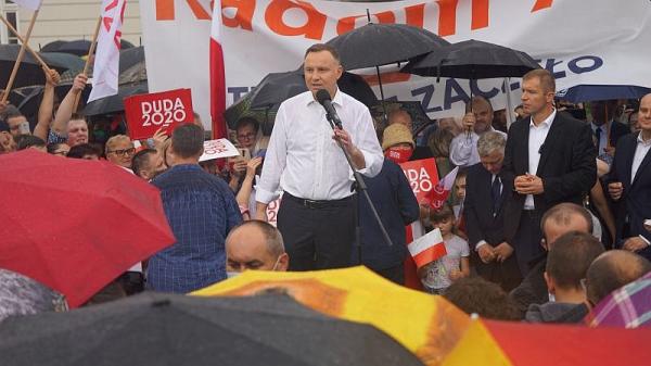 Andrzej Duda podczas ubiegłotygodniowej wizyty w Radomiu