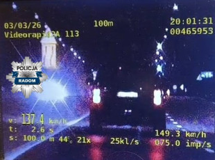87km/h ponad dopuszczalną prędkość słono kosztowało recydywistę