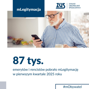Już ponad milion klientów ZUS pobrało mLegitymacje