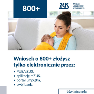 Wniosek o 800 plus do końca kwietnia - wypłata w czerwcu