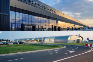 Terminale lotnisk: Radom na górze, Modlin na dole