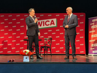 Patryk Fajdek i Włodzimierz Czarzasty