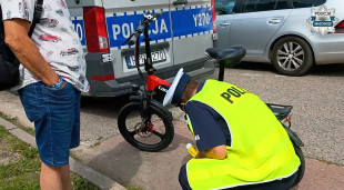 Hulajnogiści i rowerzyści w policyjnej sieci. Co osiemnasty ukarany