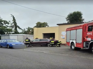Namierzony kierowca, który zablokował wyjazd z remizy [WIDEO]