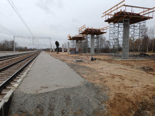 Przystanek Radom Południowy w budowie