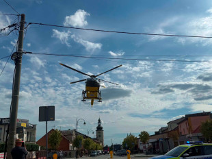 Śmigłowiec LPR wylądował w centrum Lipska