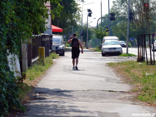 Chodnik przy ulicy Struga doczeka się remontu. Powstanie ścieżka rowerowa