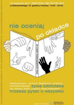Reklamówka imprezy - jeszcze proponowanej przez Resursę. 