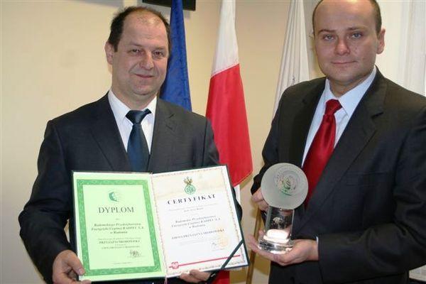 Fot. Prezes Radpecu Jan Mazurkiewicz i prezydent Radomia Andrzej Kosztowniak. Fot. ze strony miasta.