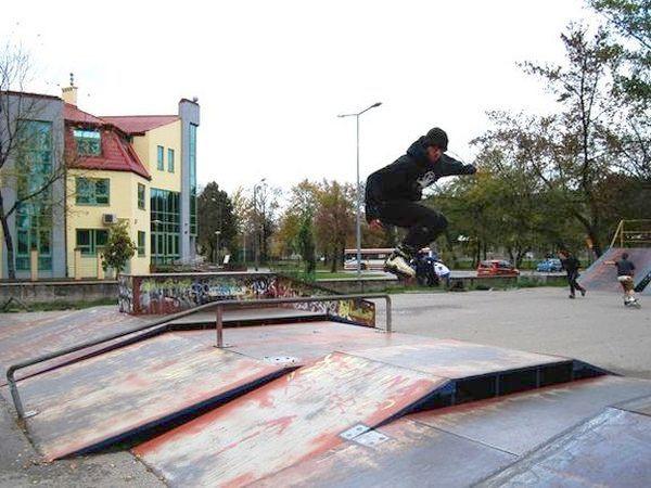 Tak wyglądał skatepark przy ul. Nautowicza, którego już nie ma
Fot: www.rolki.com