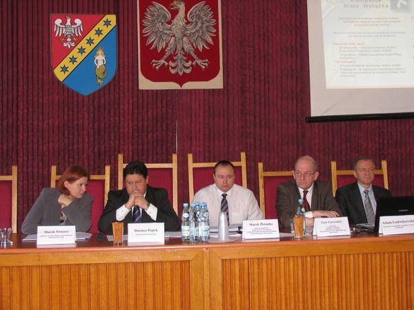 Fot.  1-3 narada w Białobrzegach (fot. MUW - mazowieckie.pl). Fot. 4 Wiceburmistrz Kozienic - Małgor