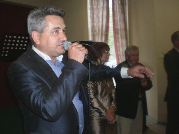 Fot. Leszek Rejmer. Na zdjęciu poniżej: Leszek Rejmer, sekretarz SLD w mieście, Jolanta Sokolowska, 