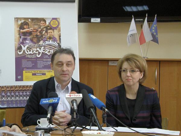 Od lewej: Robert Grudzień i Katarzyna Kołodziejska