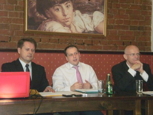 Od lewej: Wojciech Bernat, Artur Wróblewski, Wacław Bilnicki