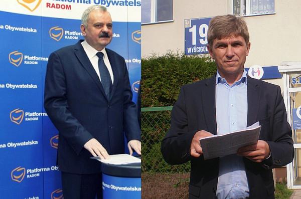 Od lewej: radny Andrzej Łuczycki, poseł Krzysztof Sońta
