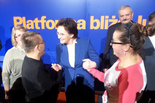 Ewa Kopacz po konwencji w Heliosie