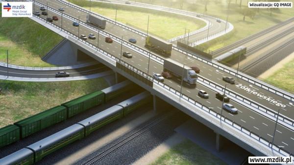 Tak będzie wyglądał węzeł na Żółkiewskiego po zakończeniu inwestycji