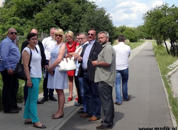 Delegacja przy ulicy Olsztyńskiej, foto: MZDiK