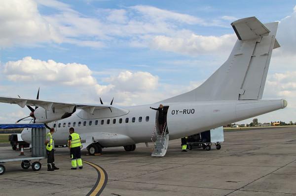 ATR Air Baltic na radomskim lotnisku