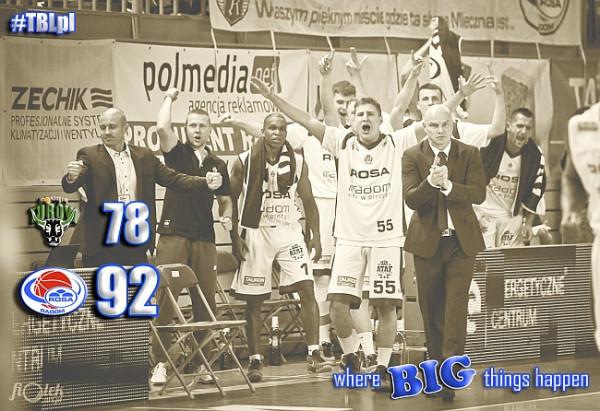 Turów 78:92 Rosa. Foto: RosaSport.pl