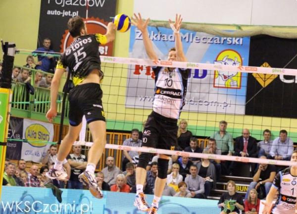 Czarni 2:3 LOTOS. Foto: wksczarni.pl