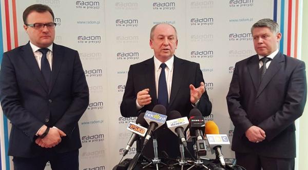 Od lewej: Radosław Witkowski, Włodzimierz Konecki oraz Przemysław Bednarczyk