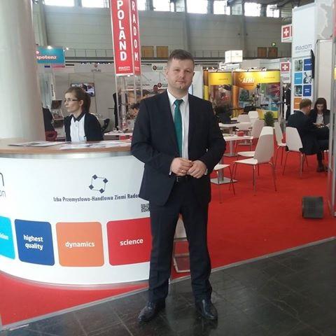 Jerzy Zawodnik podczas Hannover Messe