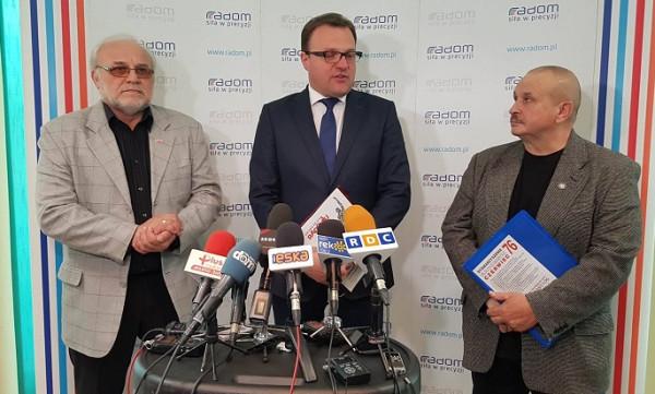 Od lewej: Zdzisław Maszkiewicz, Radosław Witkowski oraz Stanisław Kowalski