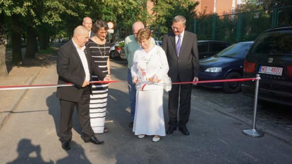 Od lewej: Stanisław Kowalski, Agnieszka Romaszewska-Guzy, Zofia Romaszewska i Wojciech Fałkowski