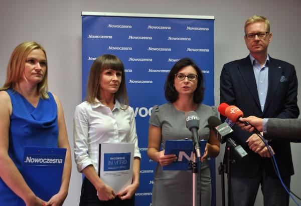 Od lewej: Marta Zdziech-Maciąg, Katarzyna Kalinowska, Kamila Gasiuk-Pihowicz oraz Michał Stasiński