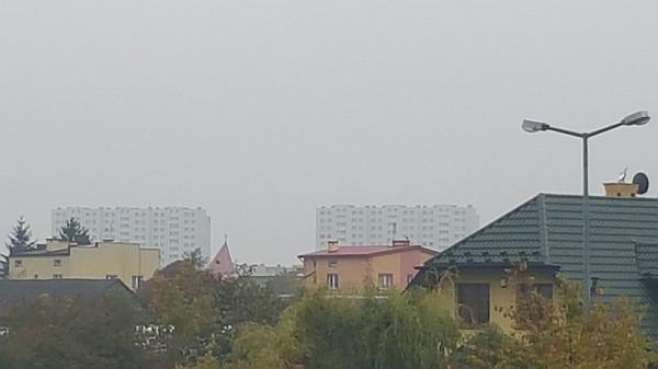 Niebo nad Gołębiowem jest zupełnie szare