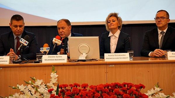 Od lewej: Artur Standowicz, Zdzisław Sipiera, Aurelia Michałowska oraz Krzysztof Murawski