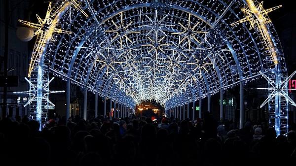 Tunel świetlny w Radomiu