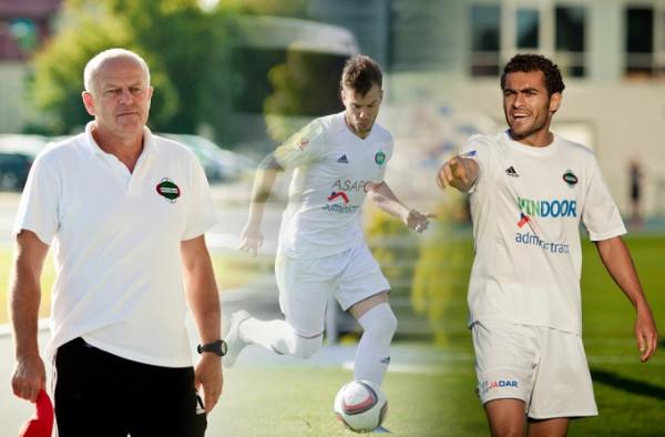 Od lewej: Verner Lička, Bartosz Sulkowski, Leândro. Foto: Radomiak.pl