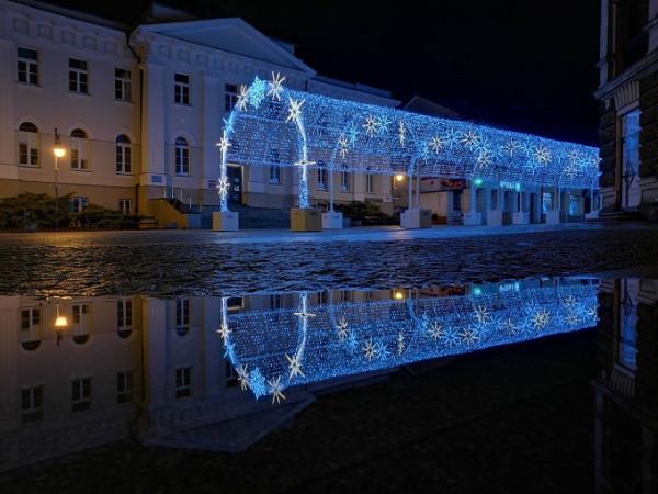 Tunel świetlny w Radomiu. Foto: swiecsie.wp.pl/Jarosław Wajs