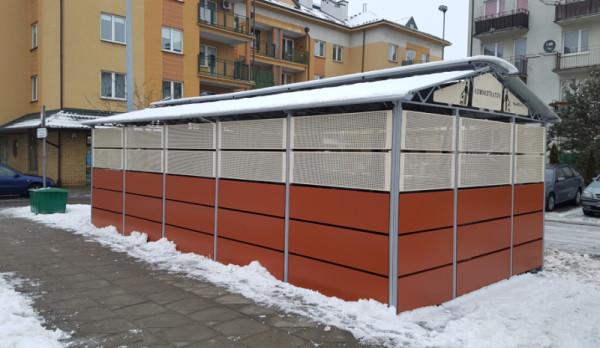 Wiata śmietnikowa przy ul. Rapackiego 17