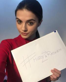 Aleksandra Szczęsna, Wicemiss Polonia 2012 także wsparła prezydenta Witkowskiego