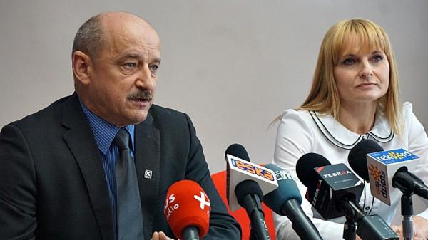 Od lewej: Jan Maniak, Danuta Neska