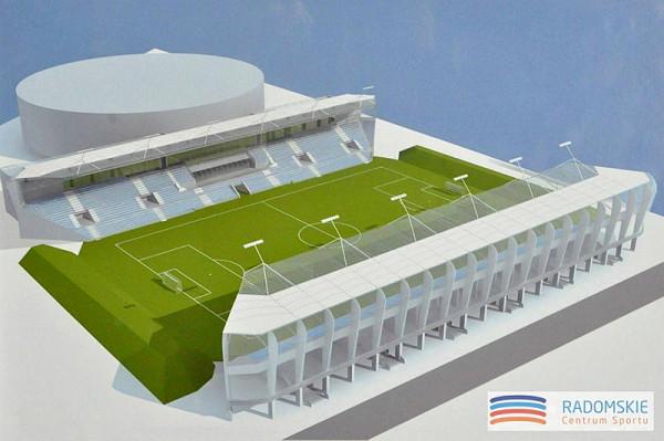 Tak ma wyglądać Radomskie Centrum Sportu przy ul. Struga jesienią 2018 roku