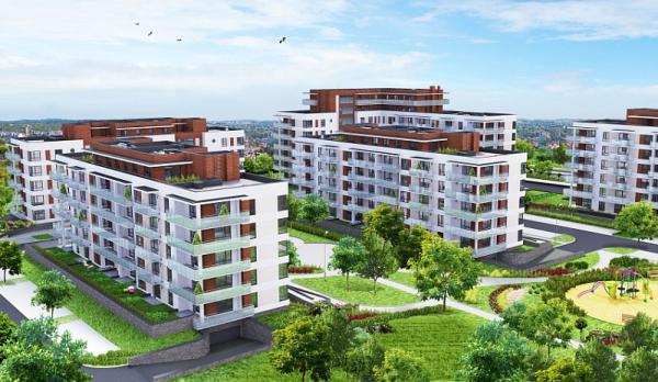 Atutem mieszkań na najwyższych piętrach Apartamentów Magnolia są przestronne tarasy