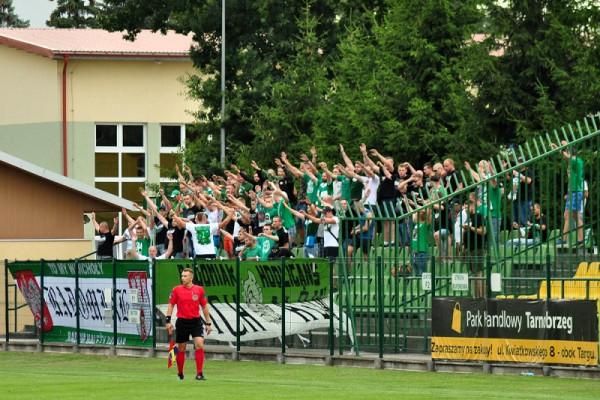 Trenerzy podkreślali świetny doping, jaki panował na stadionie w Tarnobrzegu