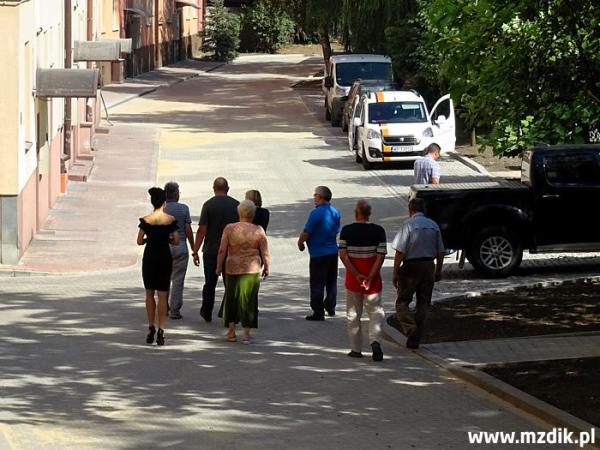 Odbiór końcowy dróg przy ulicy Traugutta 54, 56, 58