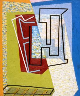Władysław Strzemiński (1893?1952), Okno, 1948; olej, płótno; 71 x 58,5; dzięki uprzejmości Galerii S