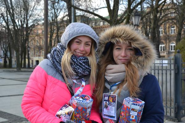 Wolontariusze WOŚP. Foto: Jagoda Fiedziuszko, Anna Religa, Katarzyna Religa