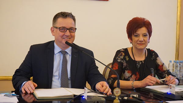 Od lewej: Dariusz Wójcik, Wioletta Kotkowska